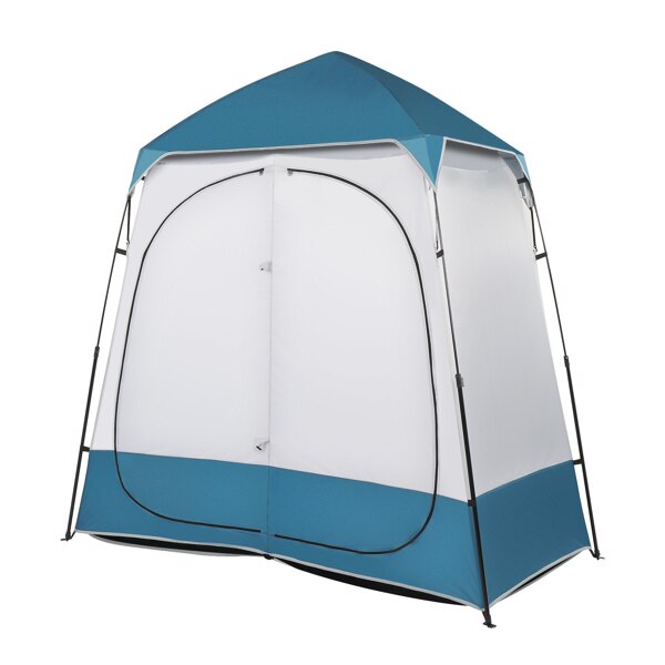 Cheap Goat Tents Waterproof Beach Tents Outdoor Camping Shelter Oxford Cloth Durable Double People Dressing Tent 229*229*122cm   